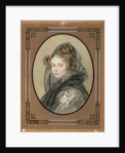 Portrait of Alexandra Grigorievna Muravyova, 1825 by Pyotr Fyodorovich Sokolov