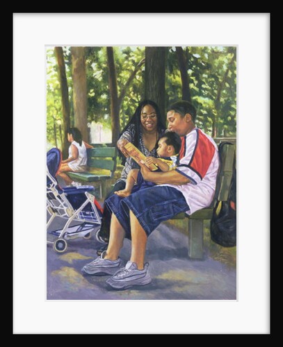 Family in the Park, 1999 by Colin Bootman