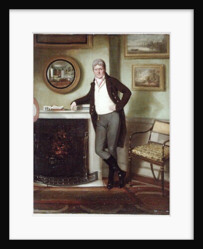 Portrait of George Henckell in his Study, c.1800 by English School