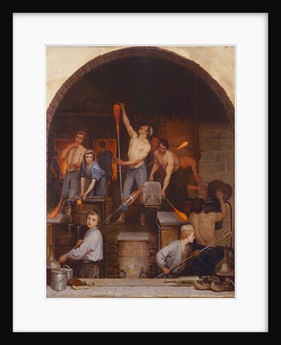 Interior of a Furnace, 1865 by Charles Housez