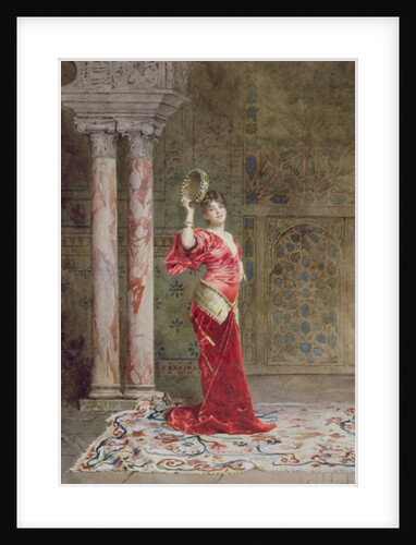 An Eastern Dancer, 1877 by Alexandre-Louis Leloir