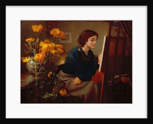 At the Easel by James N. Lee