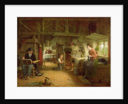 The Artist's Visit by Frederick Daniel Hardy