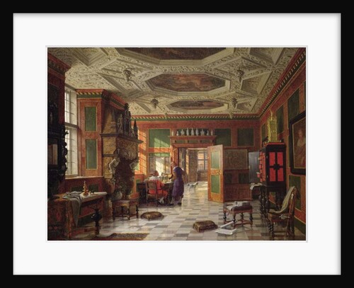 Interior of the Rosenburg Palace, Copenhagen by Heinrich Hansen