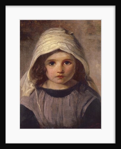 Study of a Girl in a Bonnet, 1890 by English School