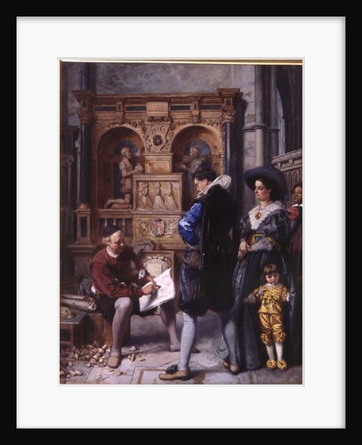 A Meeting with the Architect, 1866 by Edward Killingworth Johnson