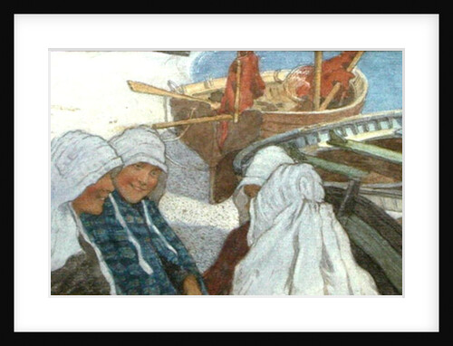 Breton Fishergirls by Charles William Bartlett