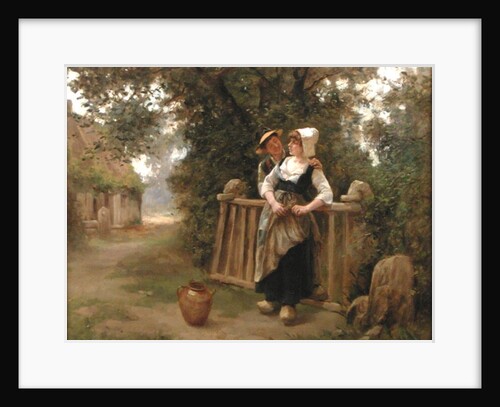 Rustic Courtship by Eugene Leon Labitte