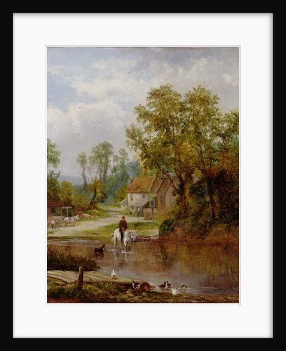 A ford on the River Arun by Sidney Clark