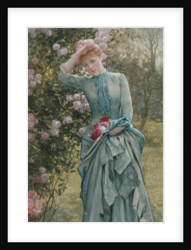 Gathering Roses, c.1880 by Edward Killingworth Johnson