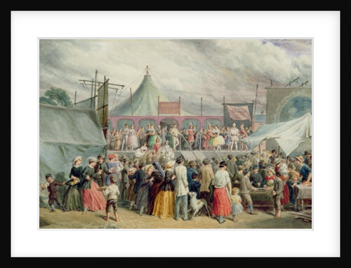 A visit to the circus, c.1885 by Alfred Hunt