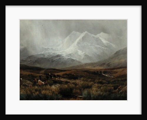 Snowstorm over Snowdon, 1879 by James Jackson Curnock