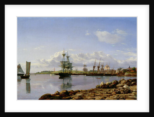 Shipping off a Baltic Port by Carl E. & Neumann Carl Johan Larsen