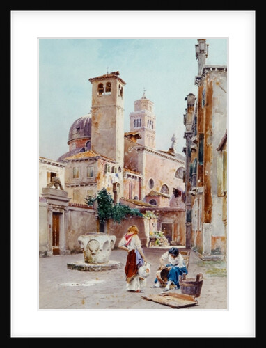 A Piazza in Venice, 1901 by Alexandre Nicolaievitch Roussoff