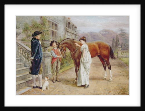 A Favourite Mare, c.1900 by George Goodwin Kilburne