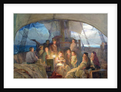 We are out in the ocean sailing to our home beyond the deep... by John Absolon