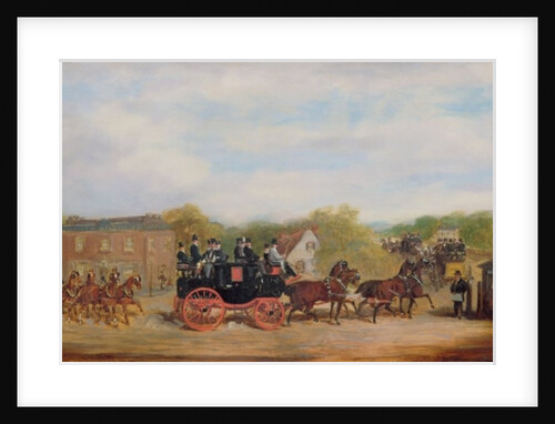 A Four-in-Hand Race at the Five Bells Tavern, New Cross by Herbert Jones