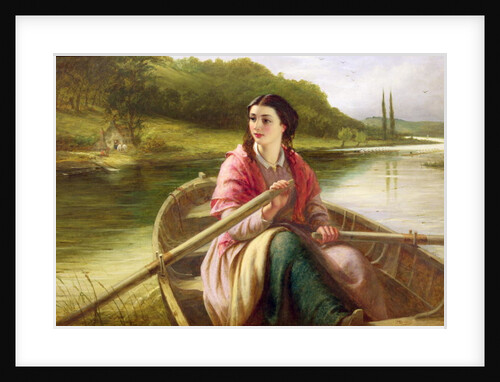 The Ferryman's Daughter, 1869 by Thomas Brooks