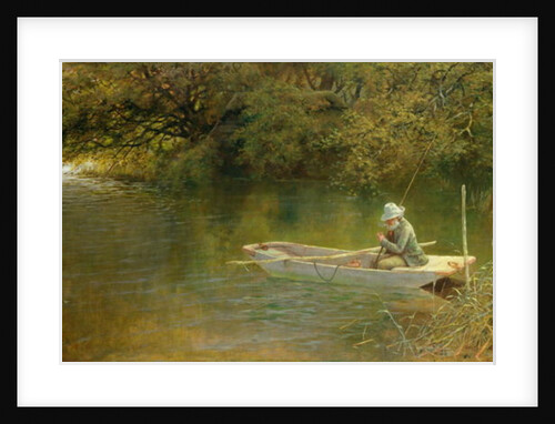 Contentment, A Corner of a Norfolk Broad by George Parsons Norman