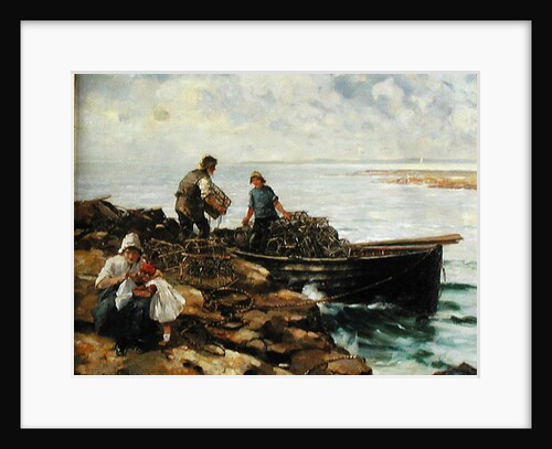 Loading Lobster Pots, c.1900 by David Fulton