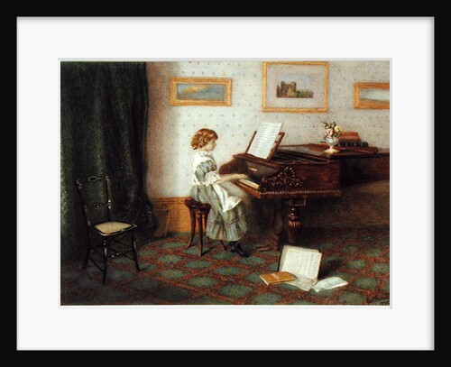 At the Piano, 1876 by Esther H. Jones