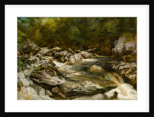 Waterfall on the River Conway, North Wales by R. Haddon