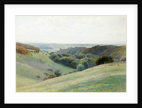 Arundel Castle from the Deer Park, Sussex, 1884 by Henry Sutton Palmer