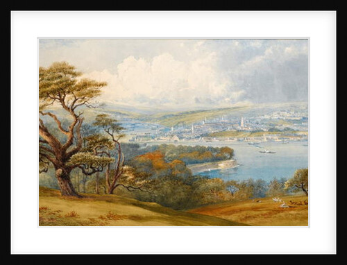 Devonport and Stonebridge from Mount Edgecombe Park, 1880 by Philip Mitchell