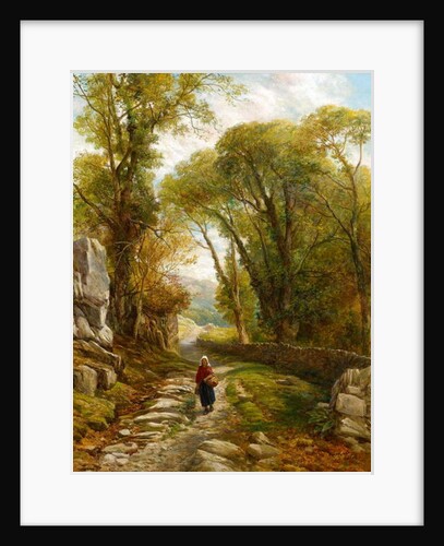 A Woodland Walk, 1872 by Frederick William Hulme