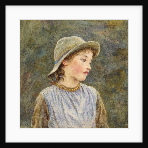 Portrait study of Hetty by Helen Allingham