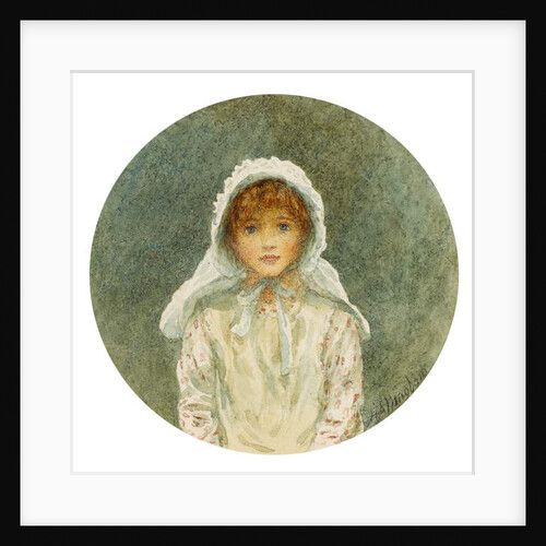 Portrait study of Kitty by Helen Allingham