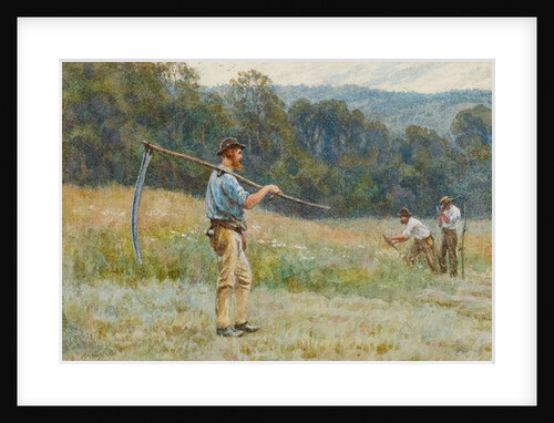 Cutting Hay in the Surrey Hills by Helen Allingham
