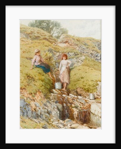 A Highland Burn by Myles Birket Foster