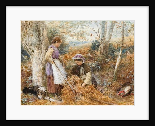 The Fern Gatherers by Myles Birket Foster