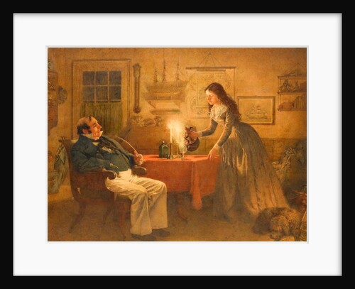 Captain Cuttle and Florence Dombey, 1886 by Charles Green