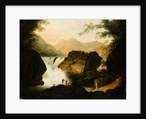 By the Falls, 1805 by Frederick F. Fielding