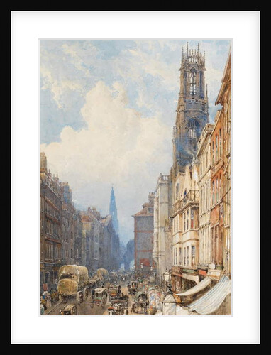 Fleet Street, London, 1834 by George Sidney Shepherd