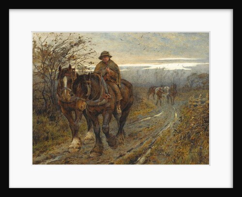 Weary Beasts Returning frae the Plough, 1894 by Joseph Harold Swanwick