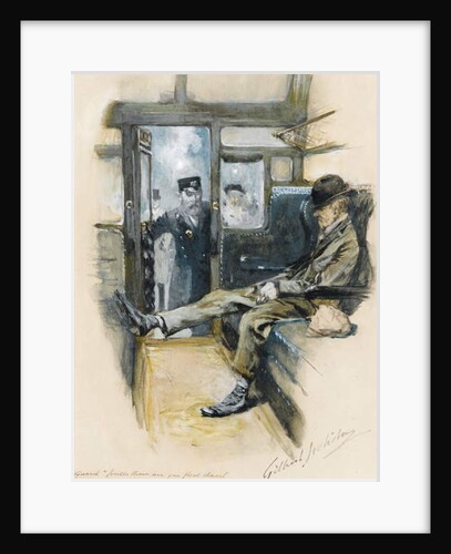 The Train Guard by Gilbert Holiday