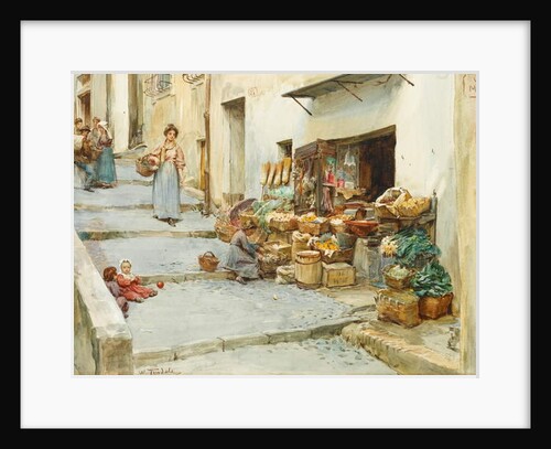 A Vegetable Shop in Italy by Walter Frederick Roofe Tyndale