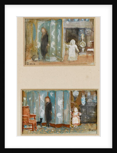 Studies for a Portrait of Frederica with Screen, 1878 by Frederick Goodall