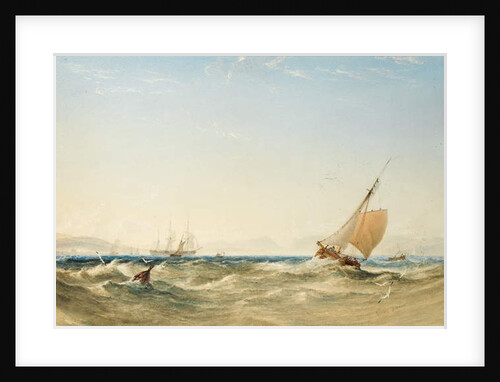 A Fresh Breeze off the Coast of Scotland, 1854 by Anthony Vandyke Copley Fielding