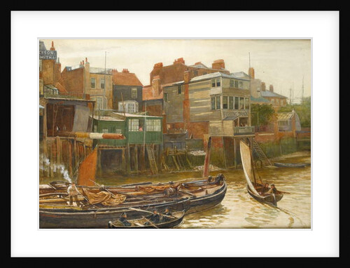 The Thames at Cold Harbour, Blackwall, 1896 by Charles Napier Hemy