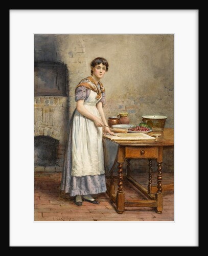 Making a Cherry Pie by George Goodwin Kilburne