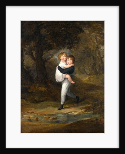 Children in the Wood Crossing the Stream, c.1806 by Maria Spilsbury