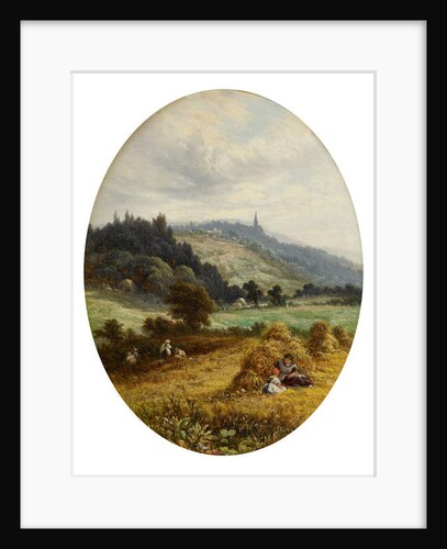 Harvest Time at Earlswood, near Redhill, Surrey by Walter Williams