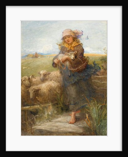 The Shepherdess by Robert Thorne-Waite