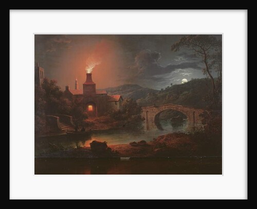 An Ironworks by Moonlight by Sebastian Pether