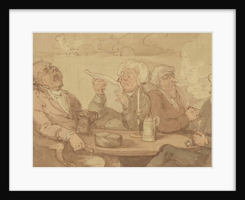 A Gentleman's Club by Thomas Rowlandson