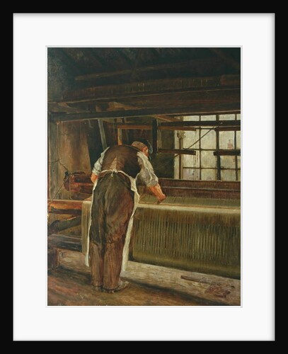 Weaving on a Loom by John William (attr. to) Brooke